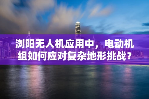 浏阳无人机应用中，电动机组如何应对复杂地形挑战？