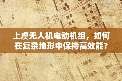上虞无人机电动机组，如何在复杂地形中保持高效能？