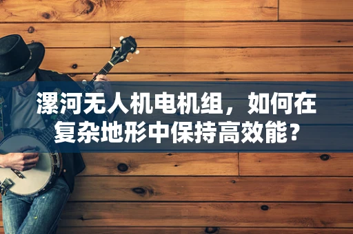 漯河无人机电机组，如何在复杂地形中保持高效能？