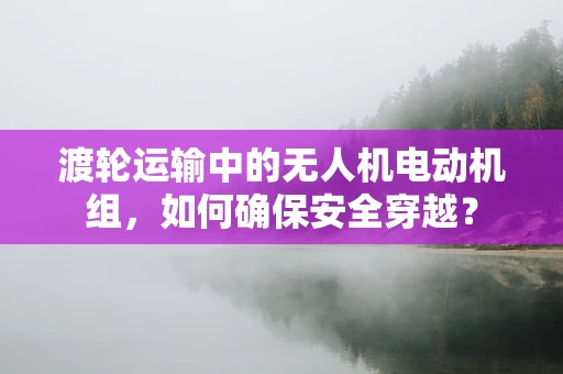 渡轮运输中的无人机电动机组，如何确保安全穿越？
