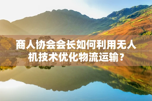 商人协会会长如何利用无人机技术优化物流运输？