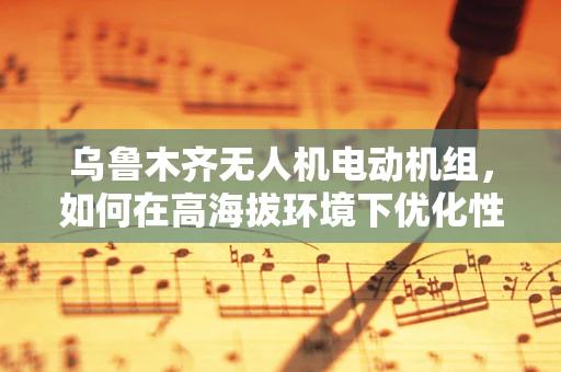 乌鲁木齐无人机电动机组，如何在高海拔环境下优化性能？