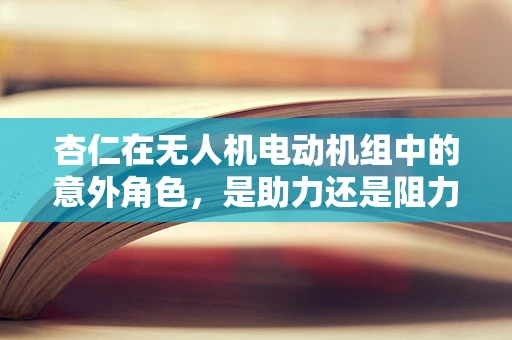 杏仁在无人机电动机组中的意外角色，是助力还是阻力？