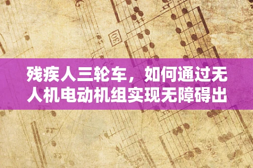 残疾人三轮车，如何通过无人机电动机组实现无障碍出行新篇章？