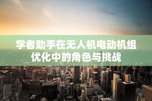 学者助手在无人机电动机组优化中的角色与挑战
