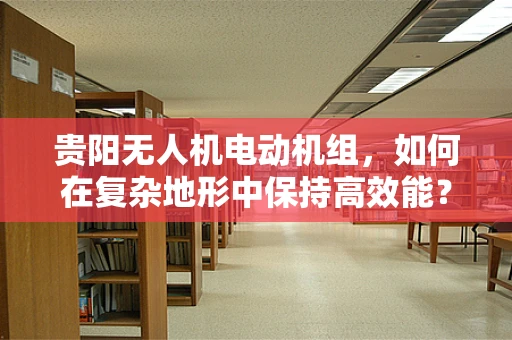 贵阳无人机电动机组，如何在复杂地形中保持高效能？