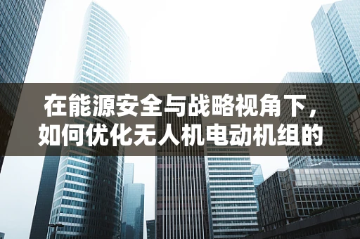 在能源安全与战略视角下，如何优化无人机电动机组的能源管理？