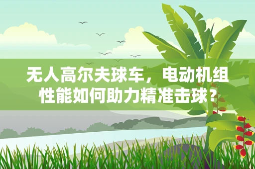 无人高尔夫球车，电动机组性能如何助力精准击球？