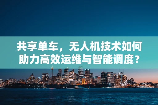 共享单车，无人机技术如何助力高效运维与智能调度？