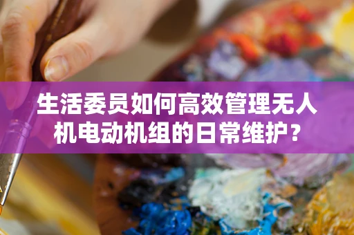 生活委员如何高效管理无人机电动机组的日常维护？