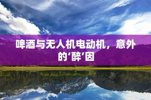 啤酒与无人机电动机，意外的‘醉’因