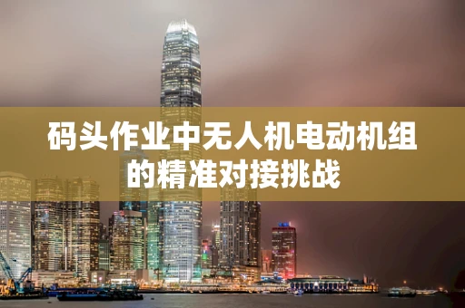码头作业中无人机电动机组的精准对接挑战