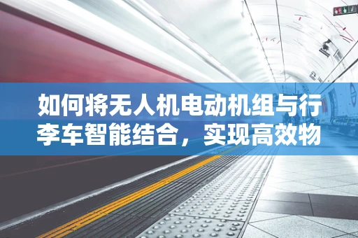 如何将无人机电动机组与行李车智能结合，实现高效物流运输？