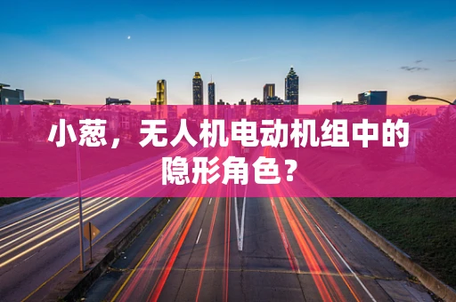 小葱，无人机电动机组中的隐形角色？