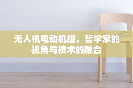 无人机电动机组，哲学家的视角与技术的融合