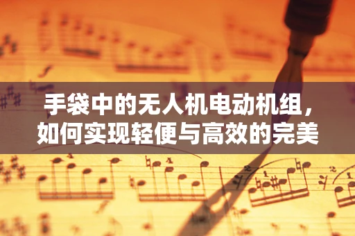 手袋中的无人机电动机组，如何实现轻便与高效的完美结合？