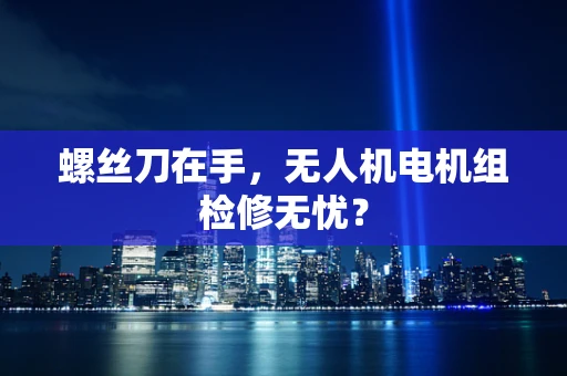 螺丝刀在手，无人机电机组检修无忧？