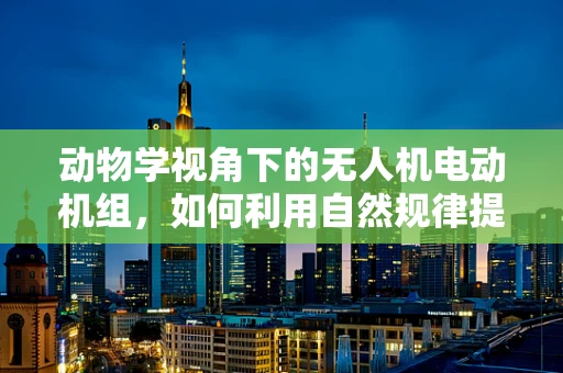 动物学视角下的无人机电动机组，如何利用自然规律提升飞行效率？