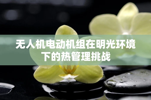无人机电动机组在明光环境下的热管理挑战
