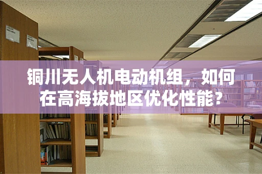 铜川无人机电动机组，如何在高海拔地区优化性能？
