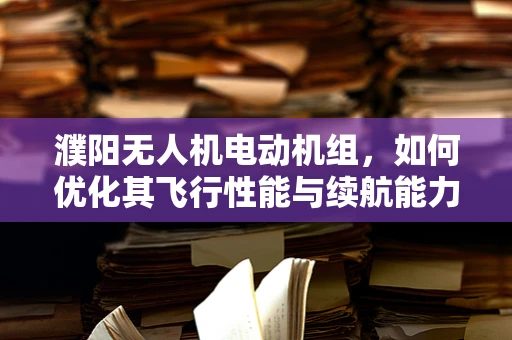 濮阳无人机电动机组，如何优化其飞行性能与续航能力？