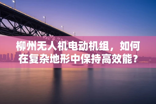 柳州无人机电动机组，如何在复杂地形中保持高效能？