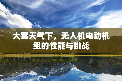 大雪天气下，无人机电动机组的性能与挑战