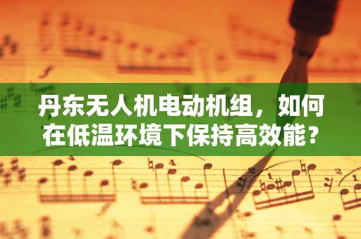 丹东无人机电动机组，如何在低温环境下保持高效能？