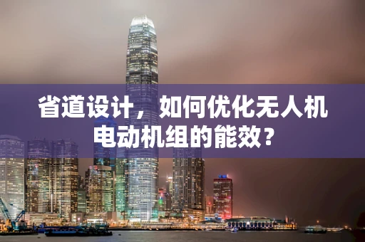 省道设计，如何优化无人机电动机组的能效？