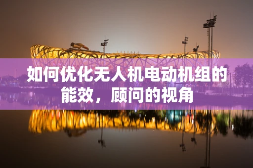 如何优化无人机电动机组的能效，顾问的视角