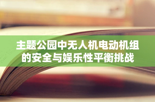 主题公园中无人机电动机组的安全与娱乐性平衡挑战