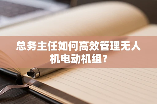 总务主任如何高效管理无人机电动机组？