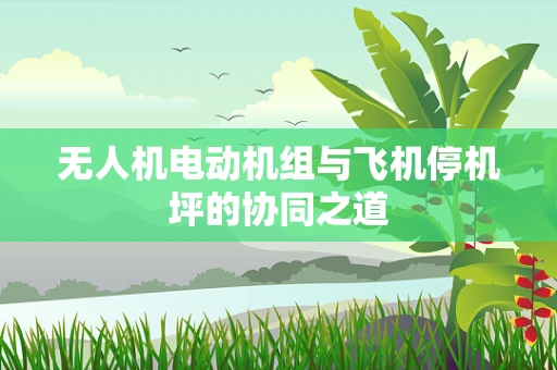 无人机电动机组与飞机停机坪的协同之道