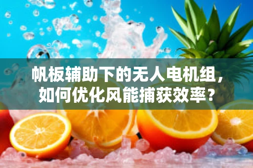 帆板辅助下的无人电机组，如何优化风能捕获效率？