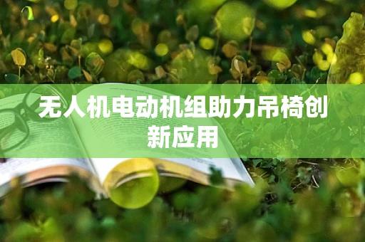 无人机电动机组助力吊椅创新应用