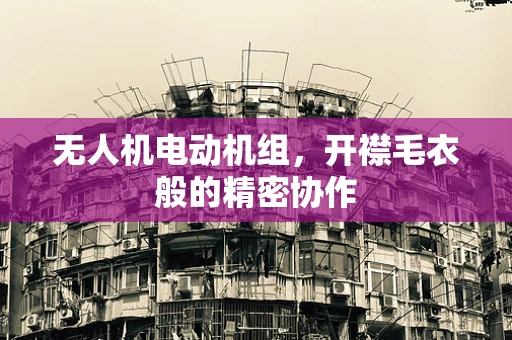 无人机电动机组，开襟毛衣般的精密协作