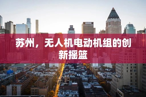 苏州，无人机电动机组的创新摇篮