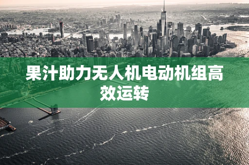 果汁助力无人机电动机组高效运转