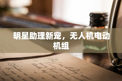 明星助理新宠，无人机电动机组