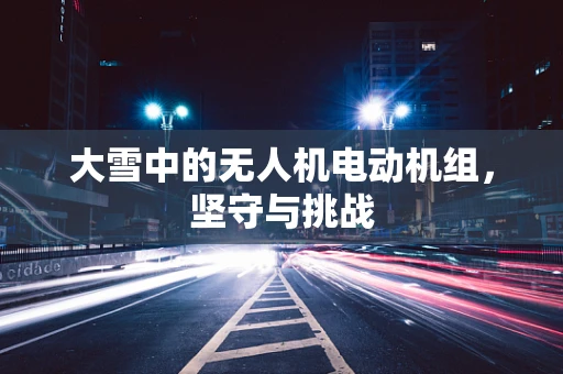大雪中的无人机电动机组，坚守与挑战