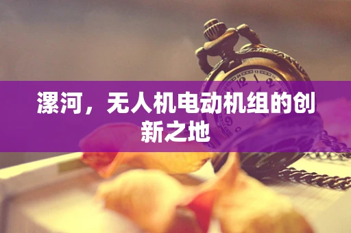 漯河，无人机电动机组的创新之地