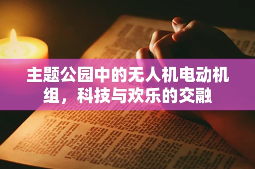 主题公园中的无人机电动机组，科技与欢乐的交融