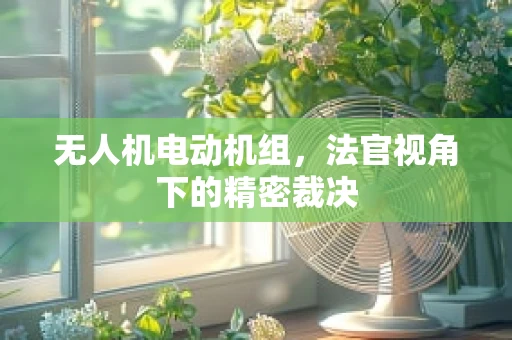 无人机电动机组，法官视角下的精密裁决