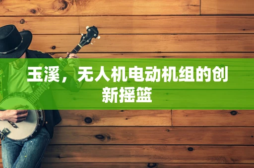 玉溪，无人机电动机组的创新摇篮