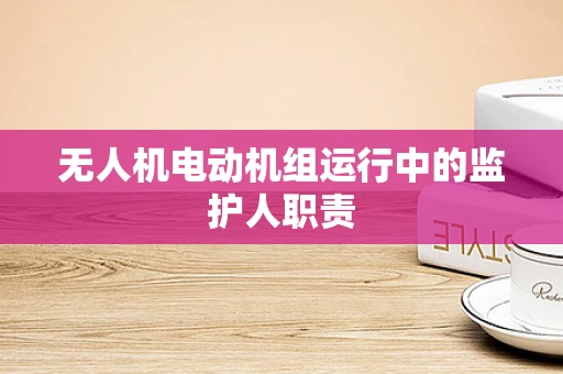 无人机电动机组运行中的监护人职责
