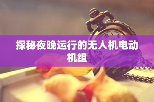 探秘夜晚运行的无人机电动机组