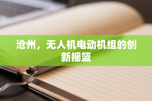 沧州，无人机电动机组的创新摇篮
