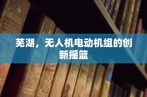 芜湖，无人机电动机组的创新摇篮