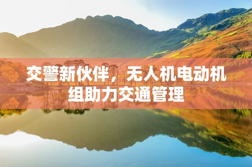 交警新伙伴，无人机电动机组助力交通管理