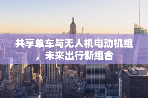 共享单车与无人机电动机组，未来出行新组合